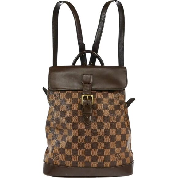 393531BT (S6) Louis Vuitton Backpack Bag Brown Damier - Picture 1 of 10